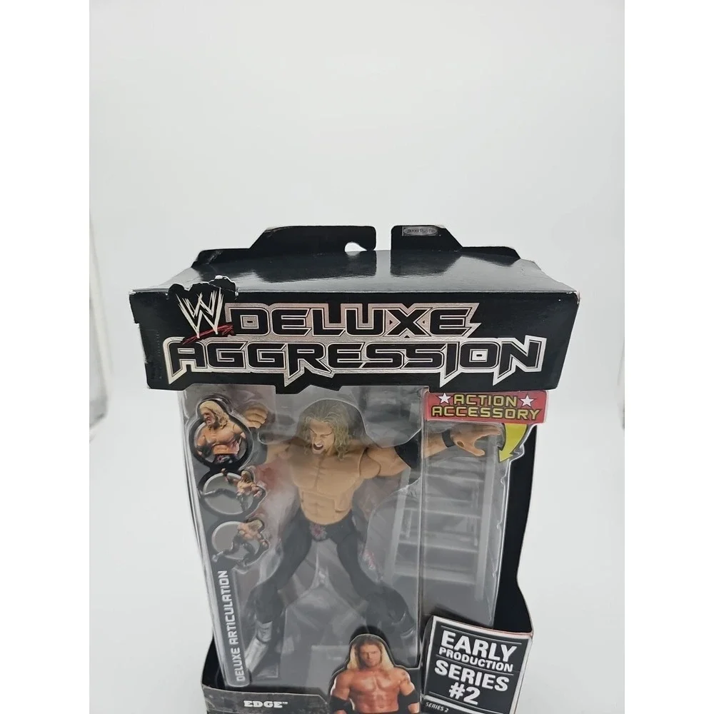 WWE Deluxe Aggression Edge Figure Jakks 2006 Early Production Series 2 Ladder